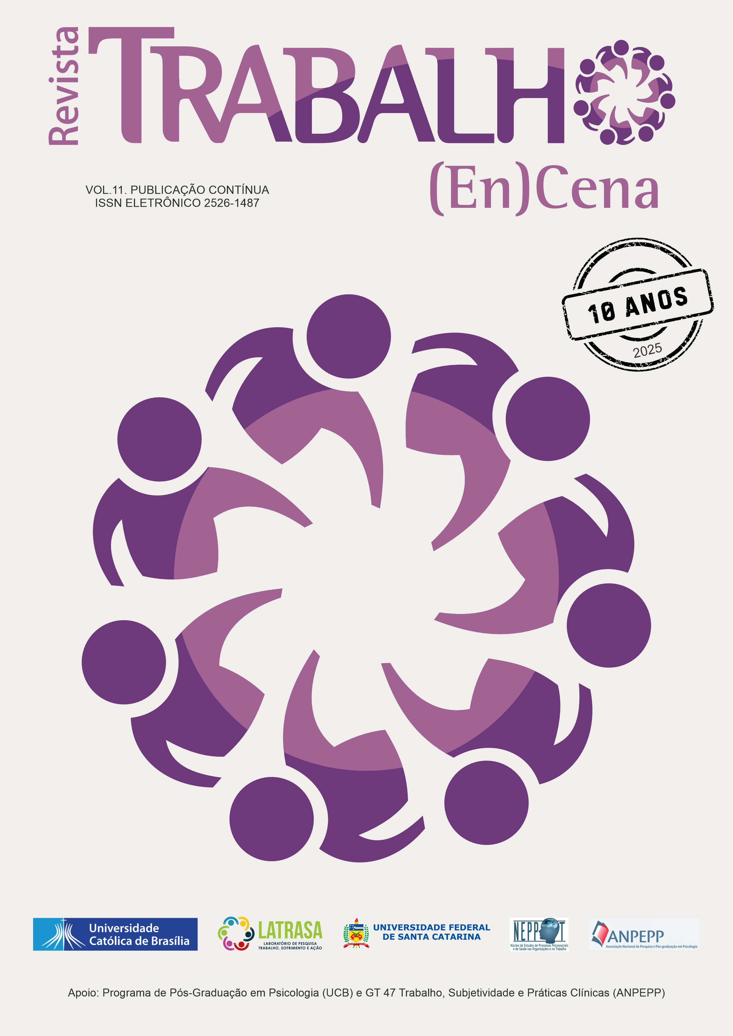 					Visualizar v. 11 n. Contínuo (2026): Revista Trabalho (En)Cena
				